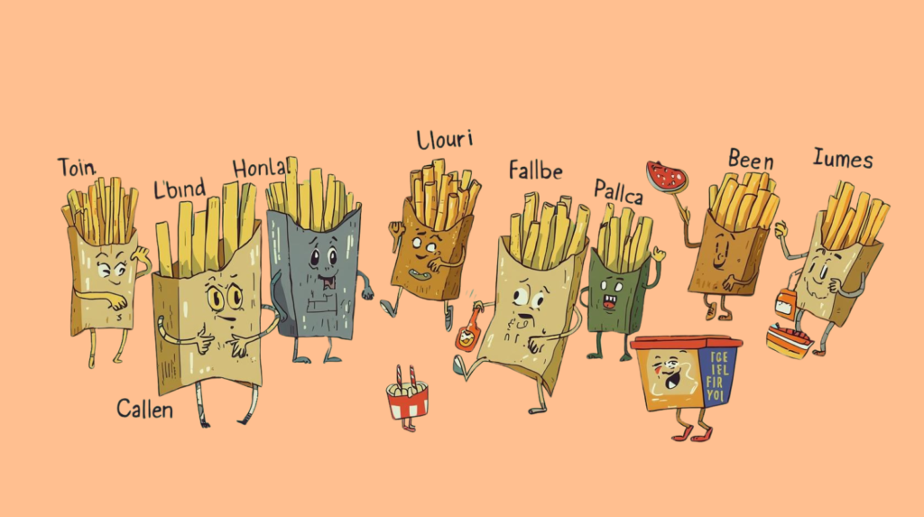 funny names for french fries