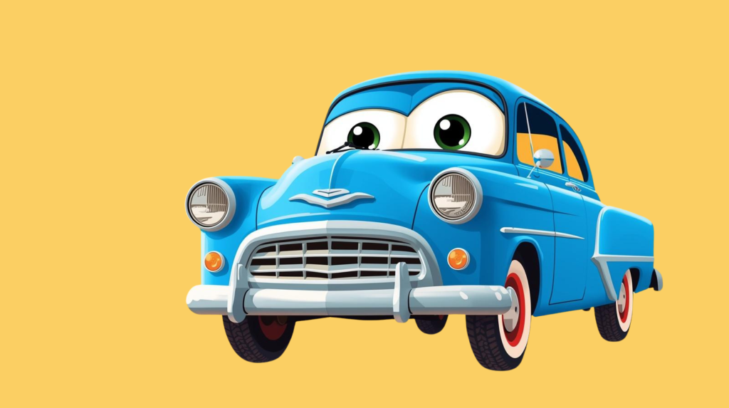 funny blue car names