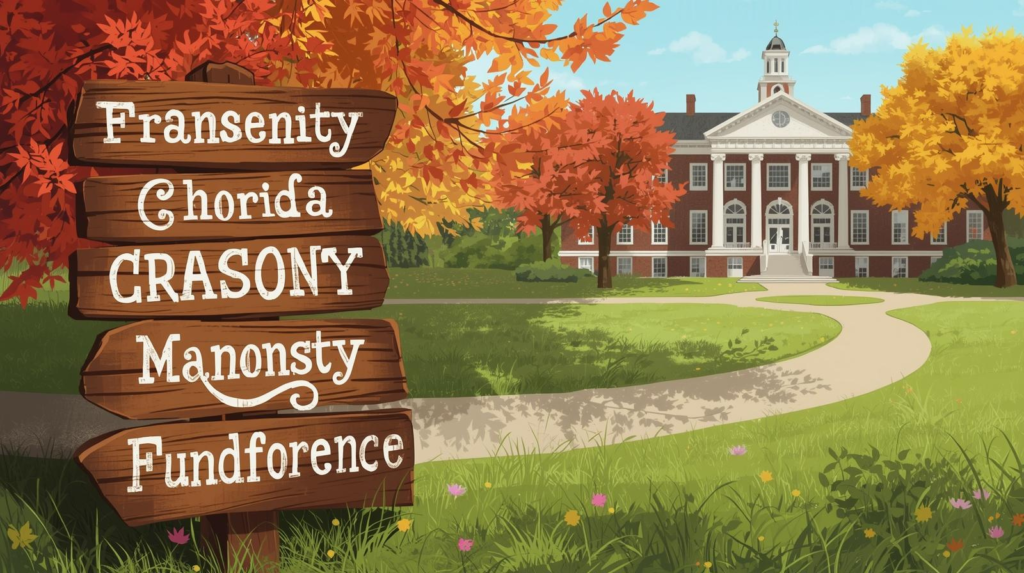 Funny Frat House Names