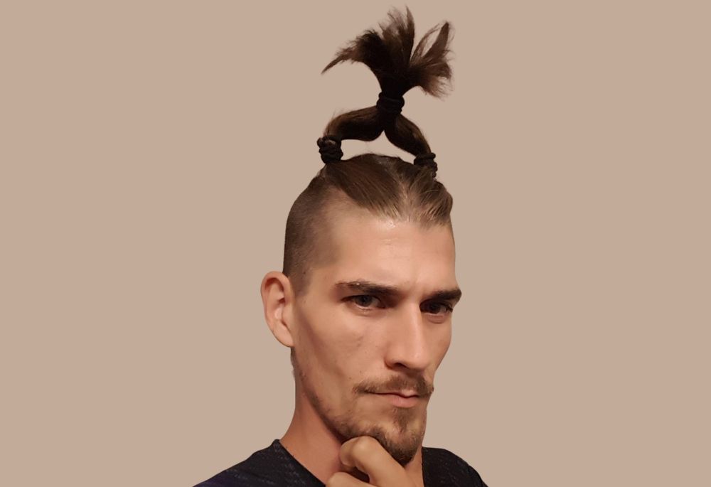 funny names for a man bun