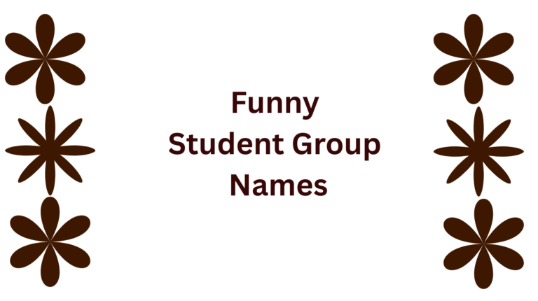 Student Group Names