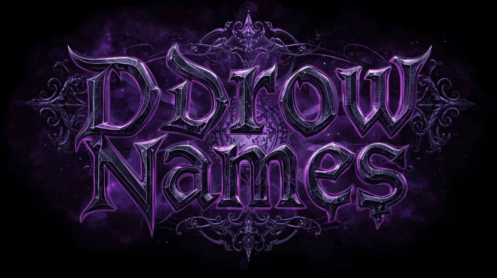 Drow Names