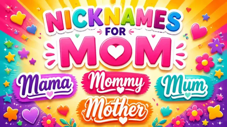 nicknames for mom