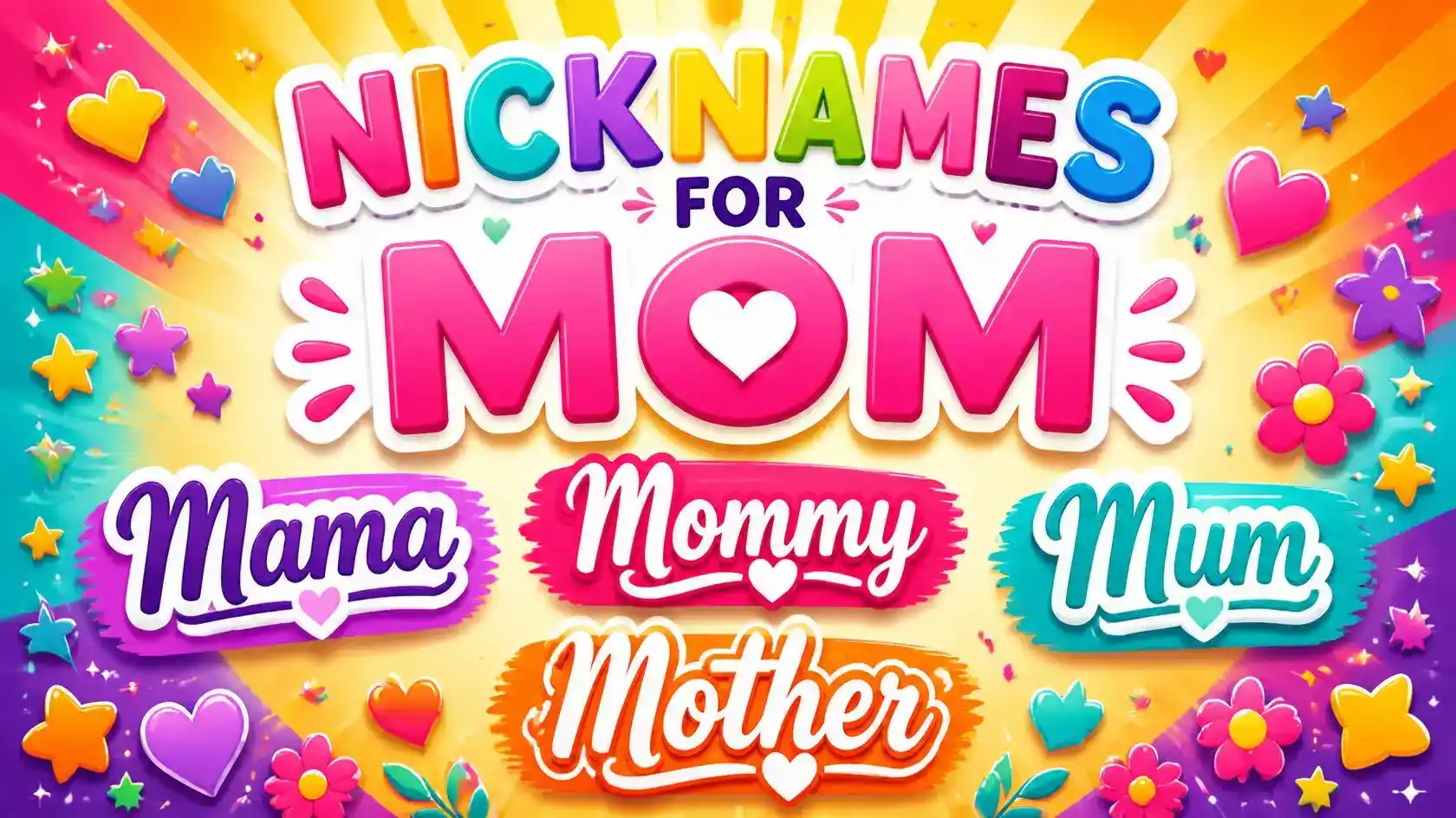nicknames for mom