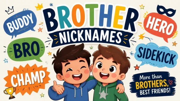 nicknames for brother