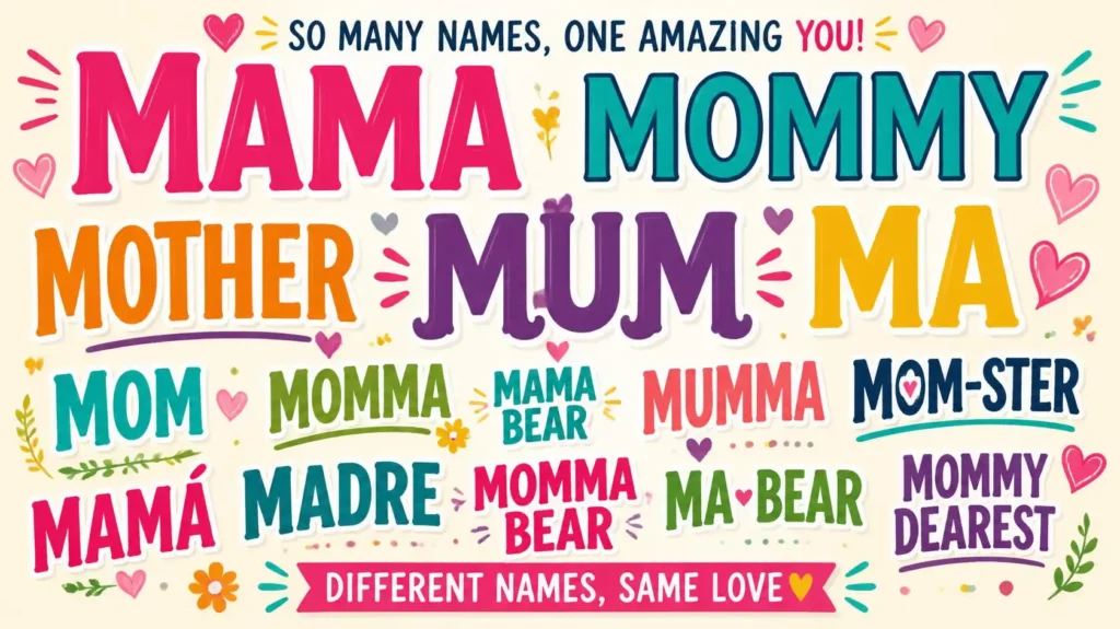 nicknames for mom