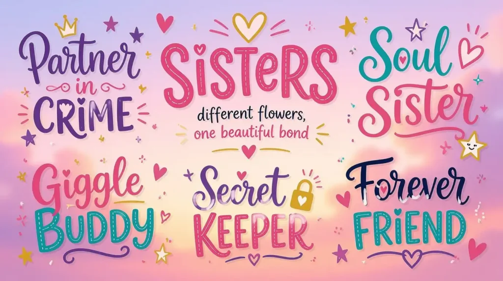 nicknames for sister