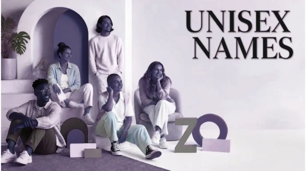 Group of people with unisex names tag
