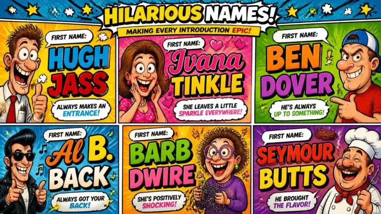 funny first and last names